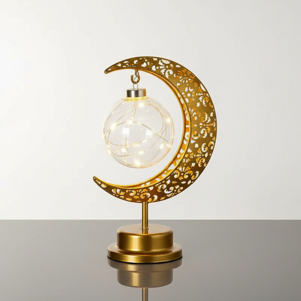 Veilleuse Coran Lune Boule Guirlande Veilleuse de rêve