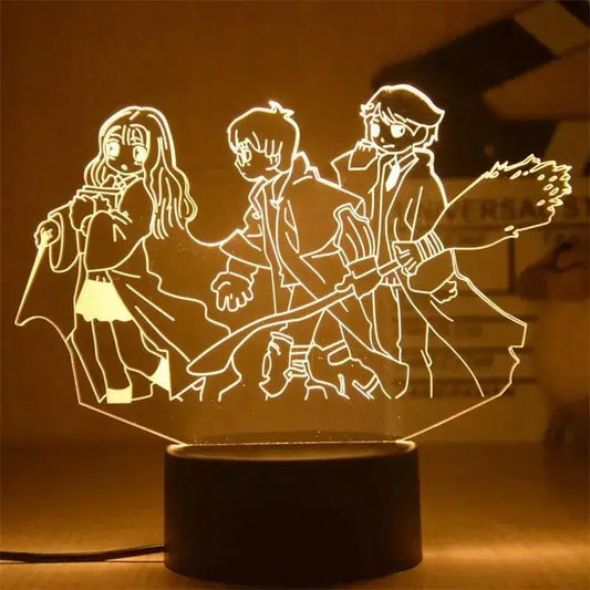 Veilleuse de rêve  Veilleuse Harry Potter | Avec Ses Amies 3D Veilleuse de rêve Lampe 3D Veilleuse Harry Potter