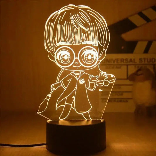 Veilleuse de rêve  Veilleuse Harry Potter | Junior 3D Veilleuse de rêve Lampe 3D Veilleuse Harry Potter