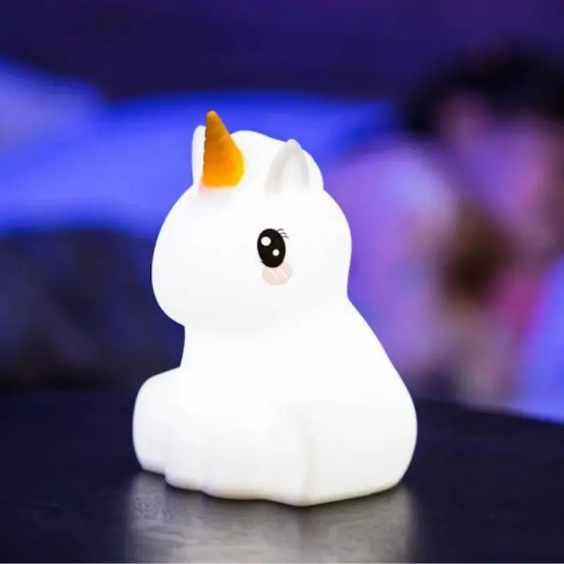 Veilleuse de rêve | Veilleuse Licorne en Silicone | 