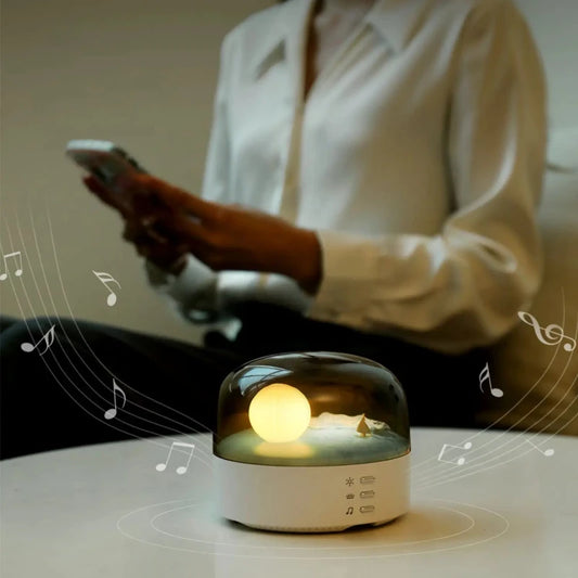 Veilleuse Lune Bluetooth