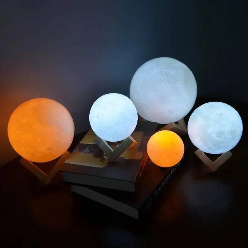 Lampe Forme Lune Rond