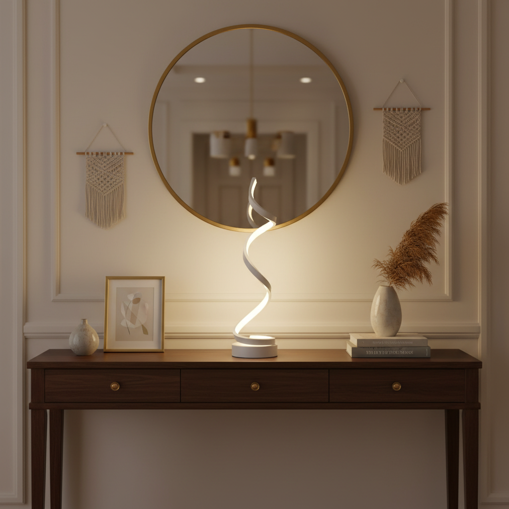 Veilleuse Moderne Spiral Led Veilleuse de rêve