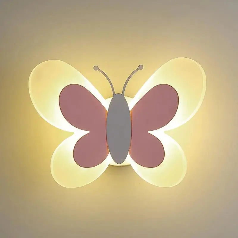 Veilleuse de rêve | Papillon Rose Allume