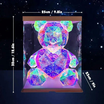 Lampe de Chambre Enfant Ourson | Hologramme 3D Dimension