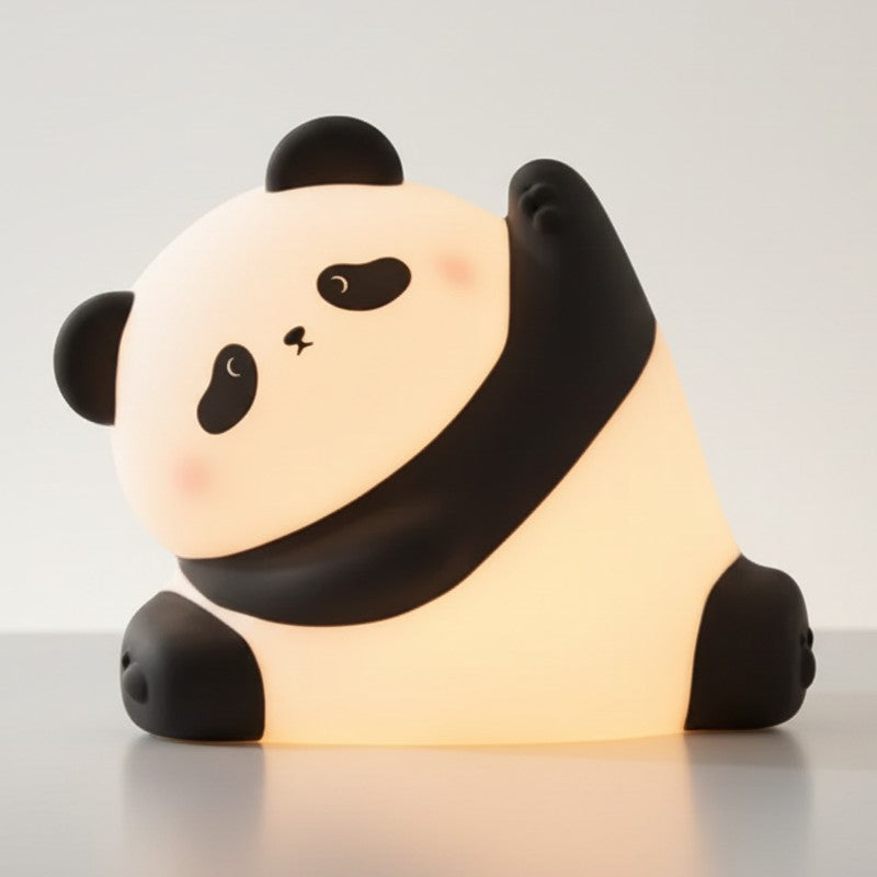 veilleuse panda bébé tactile rechargeable silicone lumière douce chambre