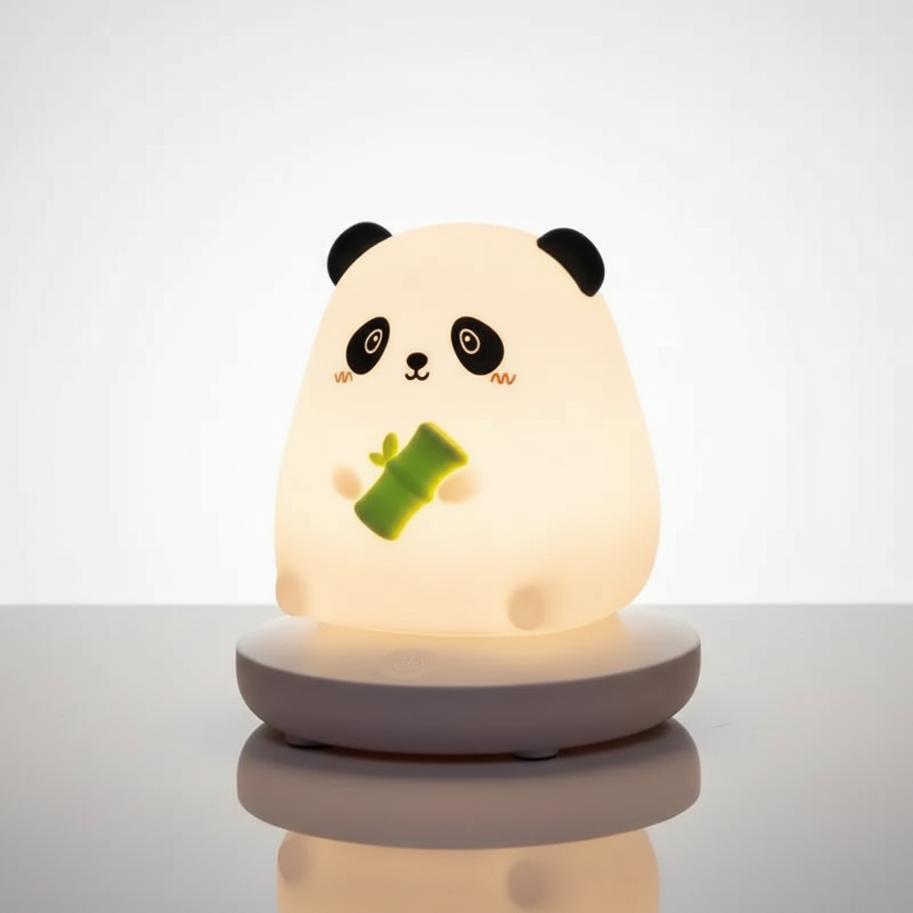 Veilleuse Panda En Silicone Rechargeable Veilleuse de rêve