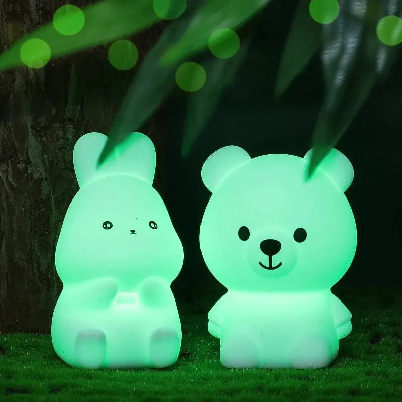 Veilleuse de rêve | Veilleuse Lapin | Mini Portable Vert