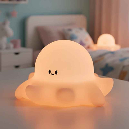 Veilleuse LED Pieuvre RGB Silicone
