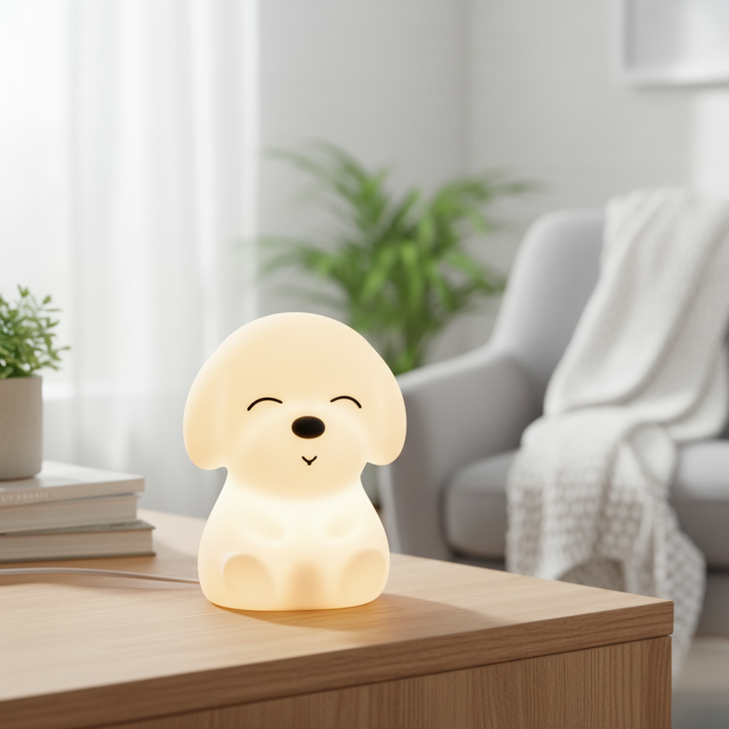 Veilleuse Silicone Bebe Chien Veilleuse de rêve