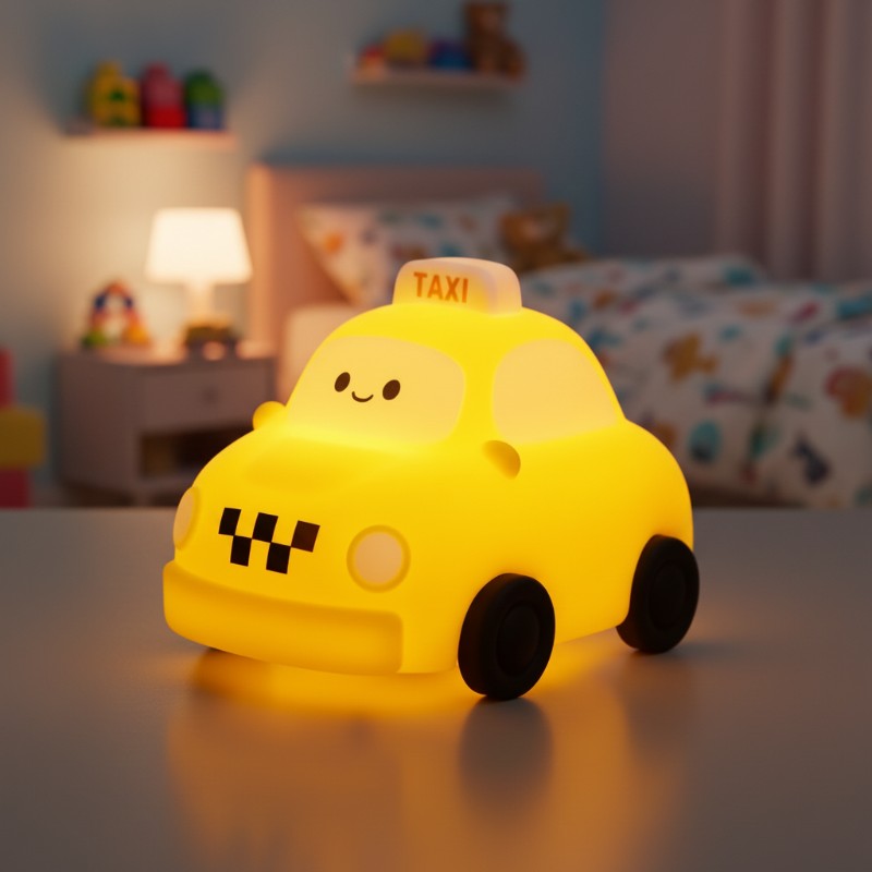 veilleuse bébé garçon silicone tactile lumière douce