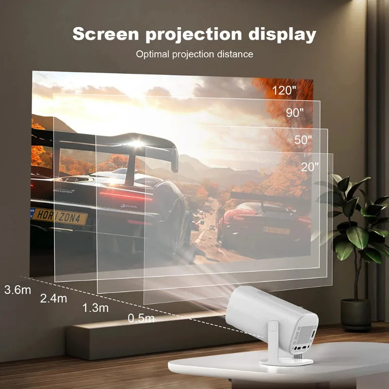 interface android 11 vidéoprojecteur gaming p30 led portable