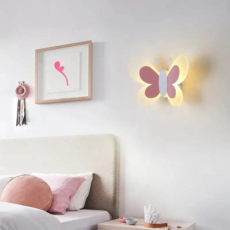 Applique Murale Bebe Papillon Led - Veilleuse de rêve