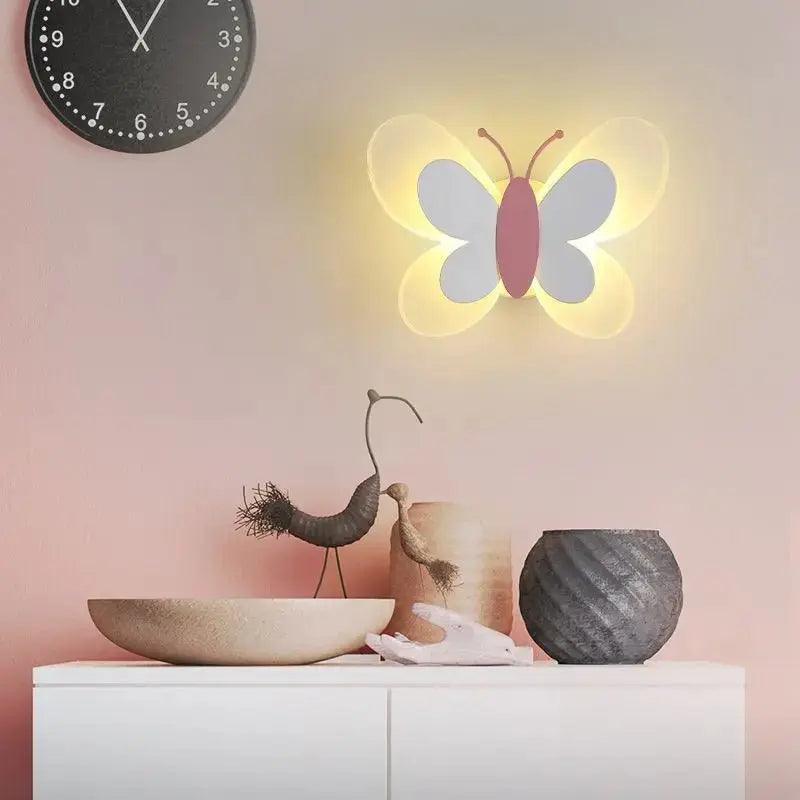 Applique Murale Bebe Papillon Led - Veilleuse de rêve