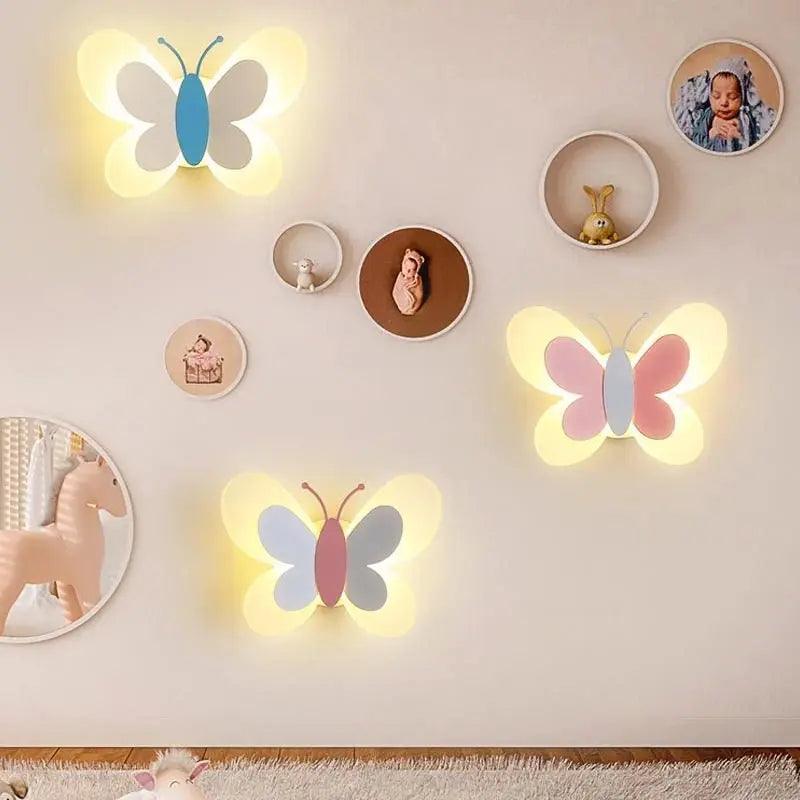 Applique Murale Bebe Papillon Led - Veilleuse de rêve