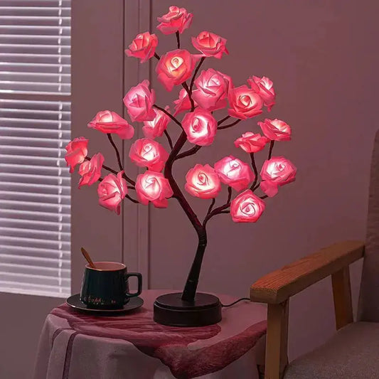 Arbre Lumineux | Roses Led - Rose