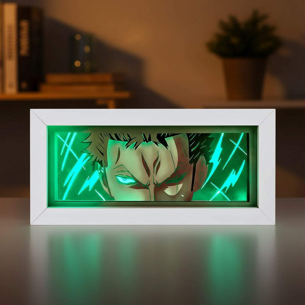 Boite Lumiere Led Roronoa Zoro Veilleuse de rêve