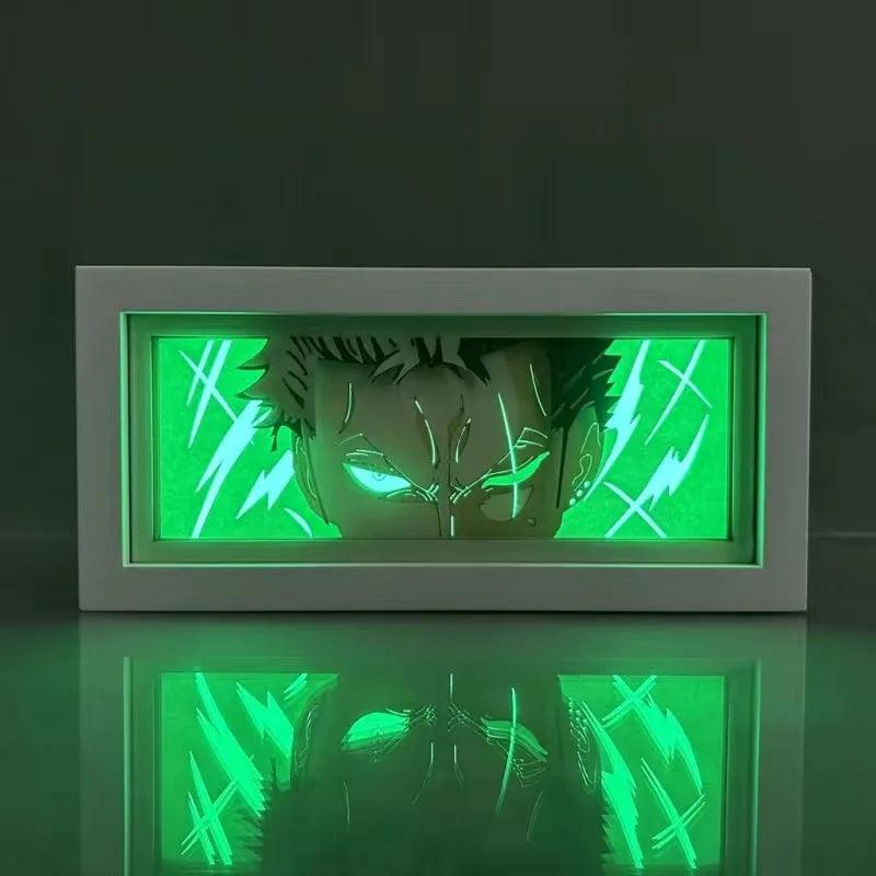Boite Lumiere Led Roronoa Zoro - Veilleuse de rêve