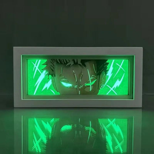 Boite Lumiere Led Roronoa Zoro - Veilleuse de rêve 