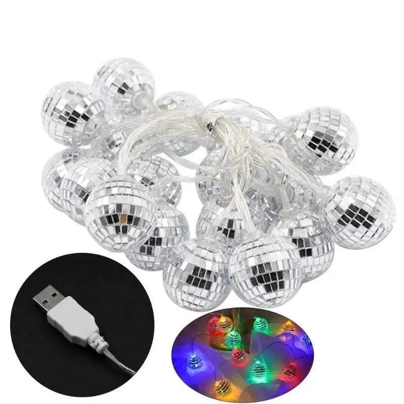 Boule a Facette Lumineuse Disco - Veilleuse de rêve 