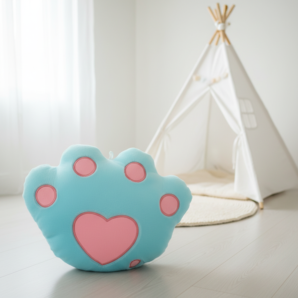 Coussin Lumineux Patte Veilleuse de rêve