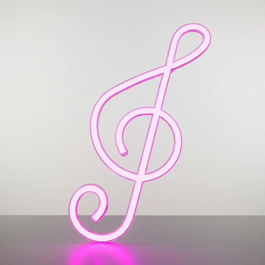Deco Neon Mural Note Musicale Veilleuse de rêve