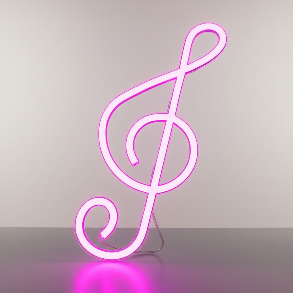 Wand Neon | Musiknote