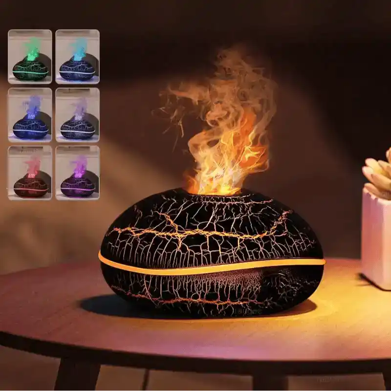 Diffuseur Electrique Huile Essentielle Volcan 7 Couleurs