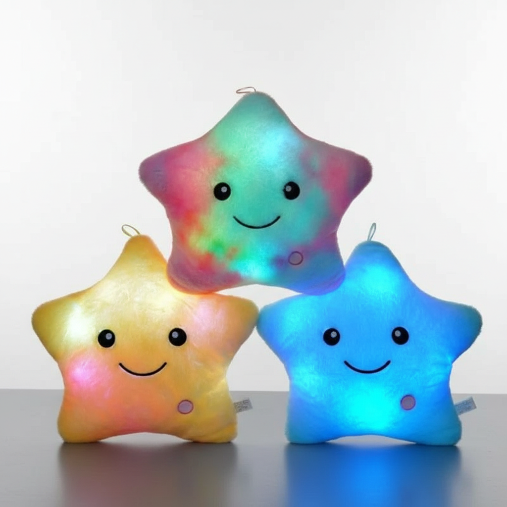 Etoile Peluche Lumineuse Clignotante Veilleuse de rêve