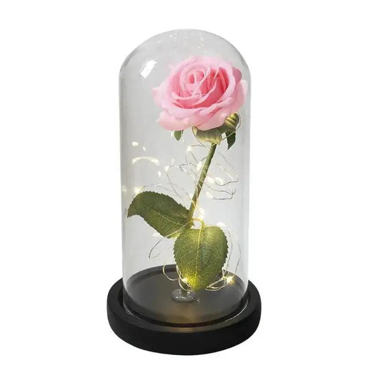 Fleur Eternelle Rose - Veilleuse de rêve