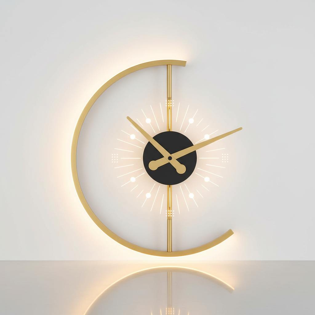 Horloge Moderne Pour Salon Veilleuse de rêve