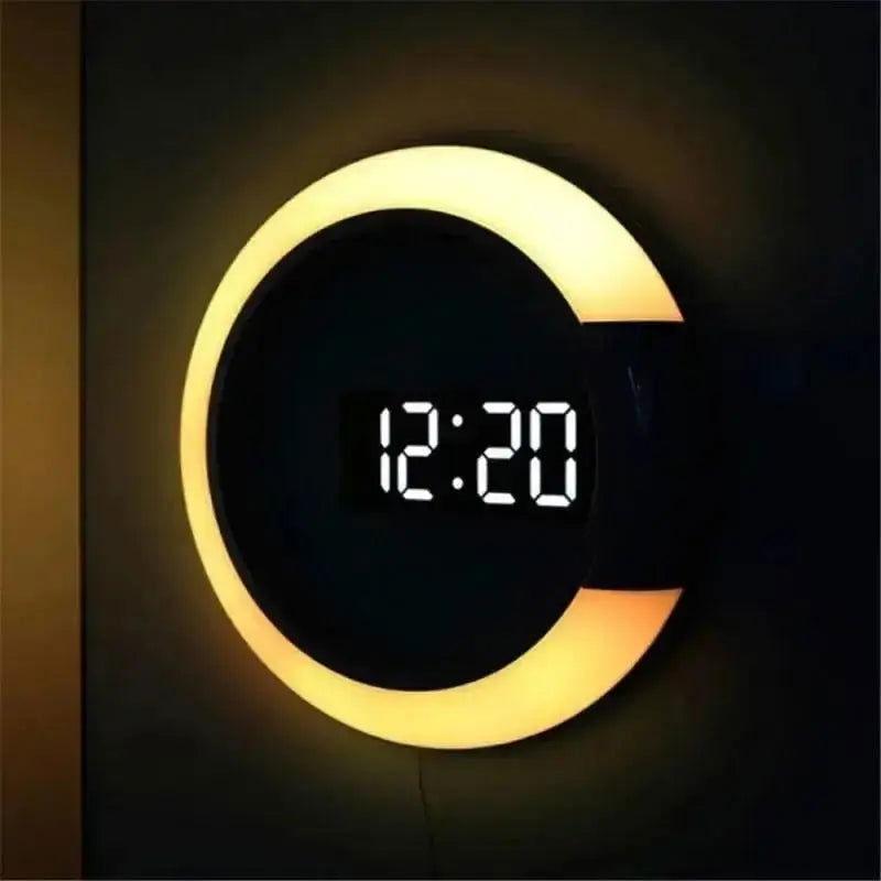 Horloge Murale Design Luxe - Veilleuse de rêve