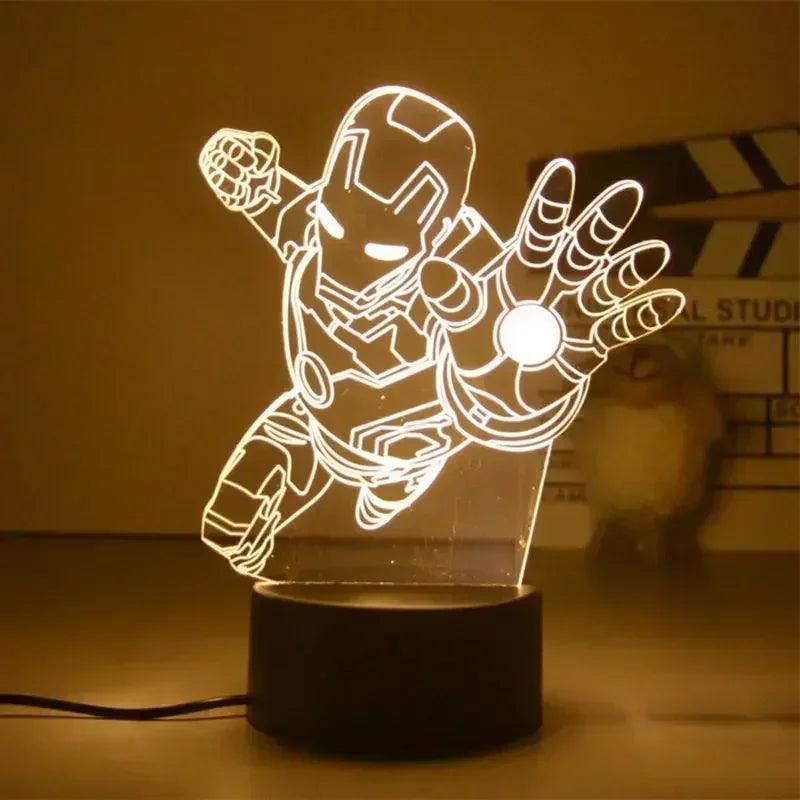 Lampe 3D Iron Man - Veilleuse de rêve 