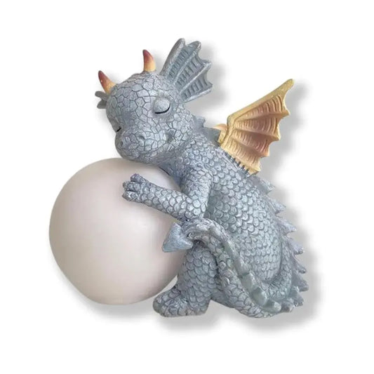 Lampe de Chevet Dragon | Boule Dragon Fond Blanc