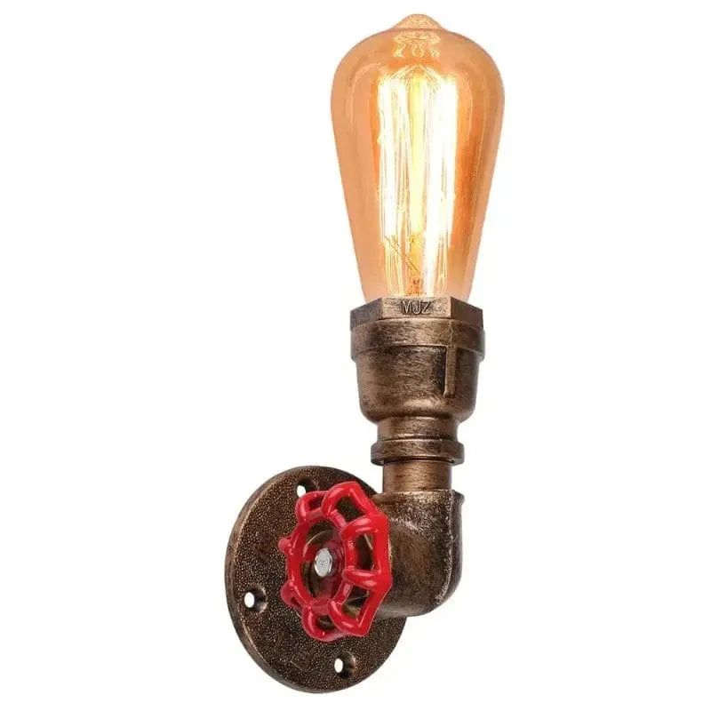 Veilleuse de rêve Lampe Industrielle | Applique Murale Vintage Robinet Lateral