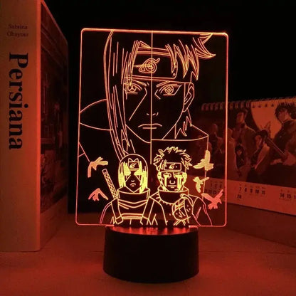 Lampe Chambre Enfant Manga | Shisui Uchiha Rouge Support Noir