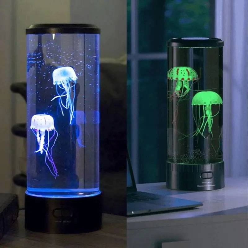 Veilleuse de rêve  Lampe Méduse | Aquarium 3D Veilleuse de rêve Lampe 3D LAMPE MÉDUSE